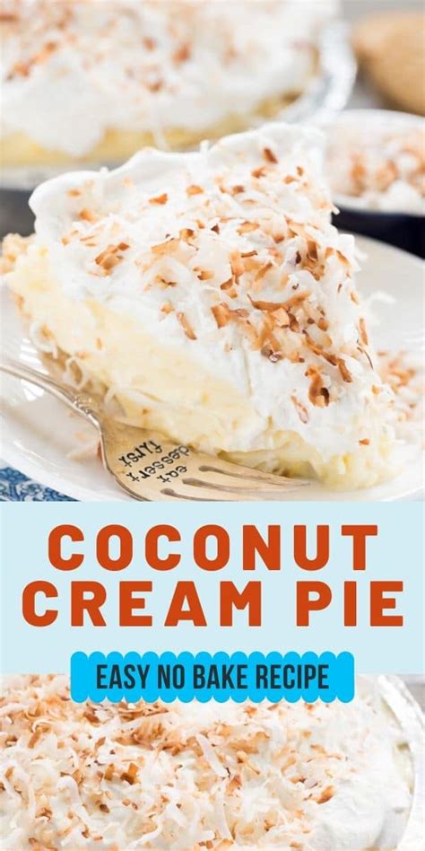 easy no bake coconut cream pie crazy for crust