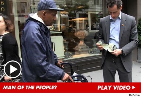anthony weiner 2 homeless guys 1 dollar what do you