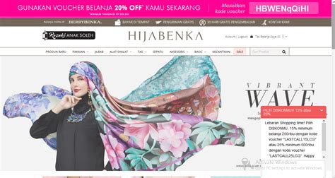 keuntungan belanja ramadhan  hijabenka beaufavele