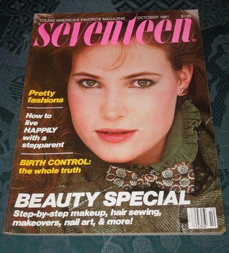 october 1981 cover with seventeen year old willow bay seventeen magazine seventeen magazine