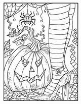 Spooky Witchy Ausmalbilder Herbst Witch Fall Ausmalen Kostenlose sketch template