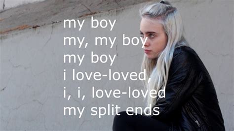 billie eilish  boy lyrics chords chordify