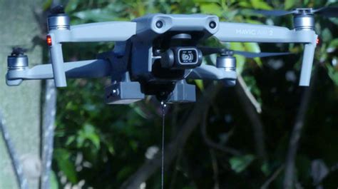 drone sky hook release drop  dji mavic air