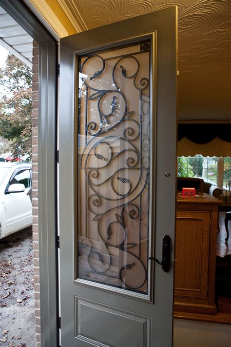 brand  ft steel door system  wrought iron inserts entry toronto  lusso design