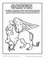 Griffin Coloring Designlooter sketch template