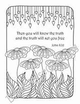 Coloring Adult Pages Thankfulness Bible sketch template