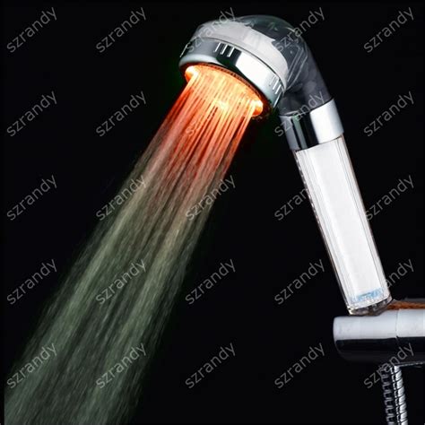 red colors led light shower  filter function    shower heads  home improvement