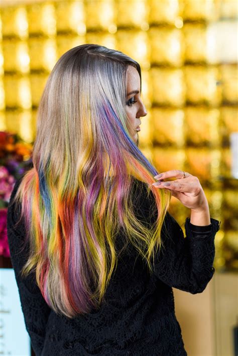 rainbow hair color ideas now with more cool looks that range from