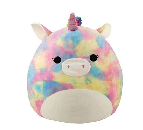 jumbo unicorn squishmallow   plushie etsy