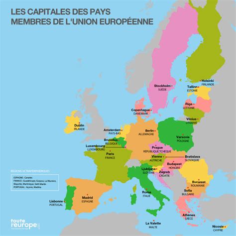 carte des capitales europeennes touteleuropeeu