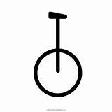 Einrad Unicycle sketch template