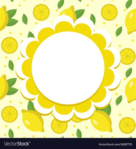 lemon label wrapper template   design vector image