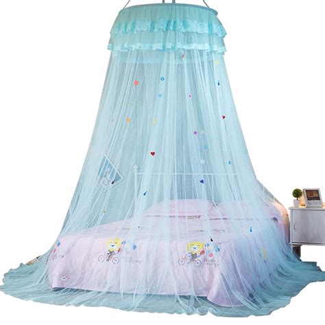 dome ceiling suspended bed canopy princess queen mosquito net bed tent single door floor length