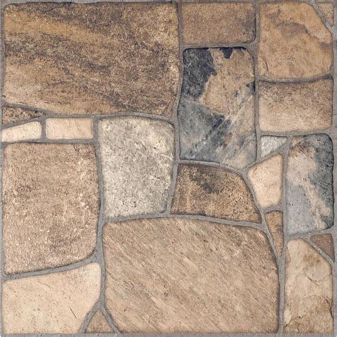 style selections savestro brown      matte ceramic slate stone