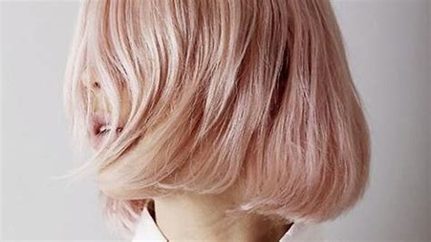 rose gold hair color trend