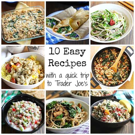 easy weeknight recipes   trader joes frugal nutrition