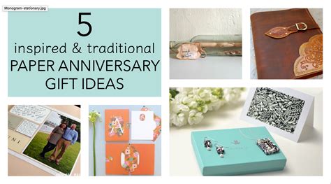 traditional paper anniversary gift ideas   paper anniversary