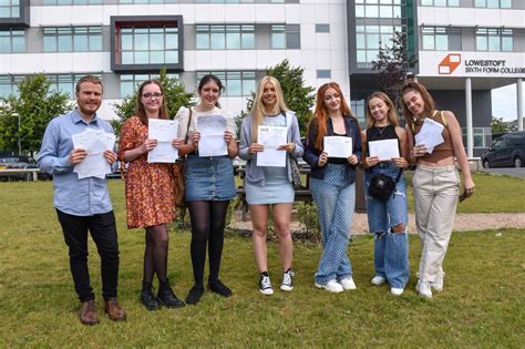 lowestoft sixth form celebrates fantastic  level  btec results