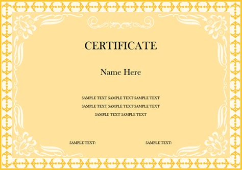 award certificate  award certificate templates