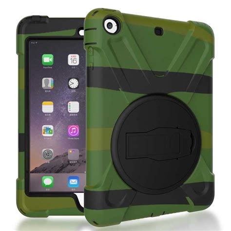 waterproof silicon protective  case  ipad mini shockproof stand  degree rotation