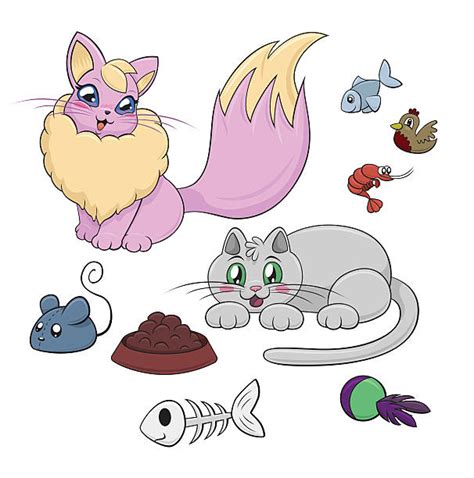 cat toy illustrations royalty  vector graphics clip art