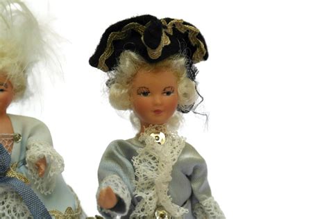 vintage louis xvi and marie antoinette dolls versailles