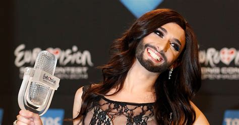 Austrias Bearded Lady Conchita Wurst Wins Eurovision Huffpost Uk
