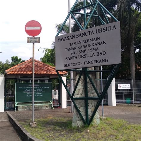 Sekolah Santa Ursula Education In Tangerang Selatan