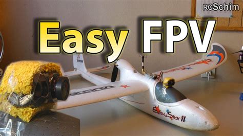 multiplex easystar   simple fpv plane setup tips  flights chase   planes