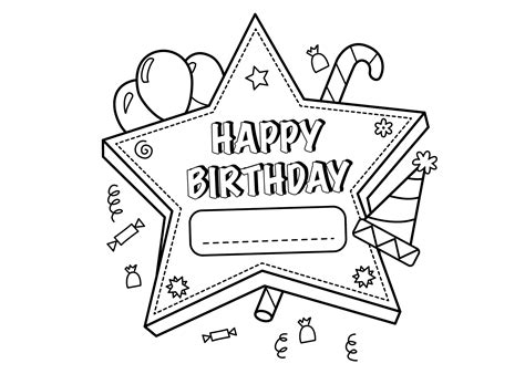 personalized birthday coloring pages  getcoloringscom