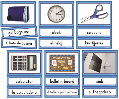 spanish english classroom labels accents tcr63189