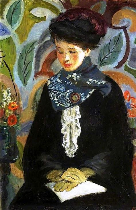 Lady With A Book Vanessa Bell 1946 Vanessa Bell Art