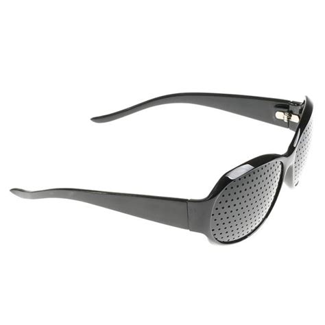 fashion pinhole glasses to improve eyesight 20 20 vision eye care