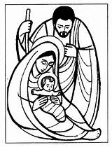 Holy Family Clipart Drawing Clip Clipartbest Getdrawings Clipartmag sketch template