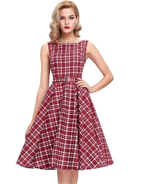 vintage polka dot dresses ditsy 50s prints
