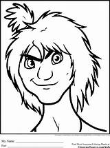 Coloring Pages Croods Nimh Secret sketch template