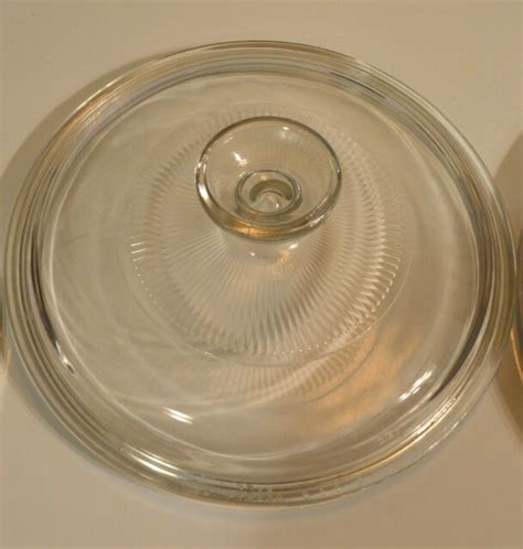 Glass Pyrex G5c Corningware 1 6 Liter 1 5 Qt Replacement Lid Euc For