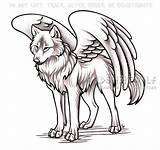 Wolf Winged Alpha She Coloring Pages Wildspiritwolf Female Drawing Deviantart Commission Fantasy Wolves Sketch Things Template Character Favourites Add sketch template