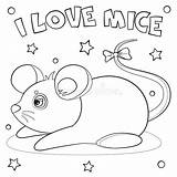 Mice Detailed sketch template