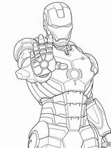 Homem Ferro Desenhos Colorir Iron Ironman Herois sketch template