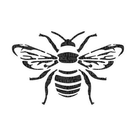 image result  bee stencil bee stencil silhouette stencil bee art