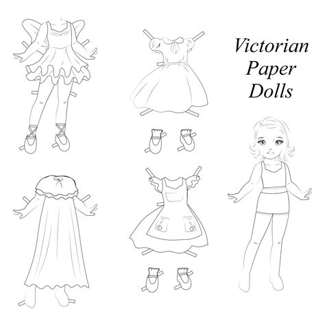 printable paper dolls  color  printable  templates