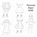 Paper Dolls Printable Coloring Pages Victorian Color Doll Printablee Via sketch template