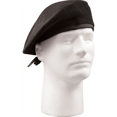 black gi style wool beret army navy store