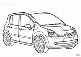 Renault Colorare Voiture Modua Disegni Colouring Colorier Supercoloring Scenic Ausmalbilder Megane Opel Kangoo Coloriages Voitures Wind Nepta sketch template