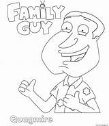 Guy Family Coloring Pages Quagmire Cleveland Printable Print Kids Book sketch template
