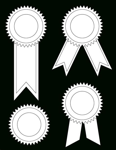 printable award ribbons customize  print