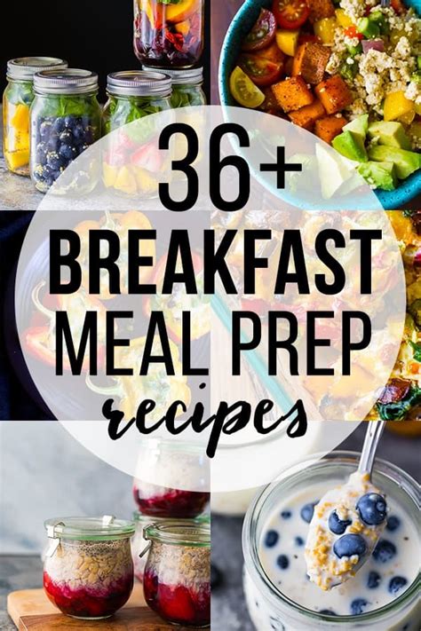 healthy breakfast meal prep ideas