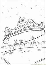 Huhn Himmel Ufo Coloriage Ausmalbilder Vaisseau Terrestre Astronave Espacial Nave Colorir Trickfilmfiguren Penne Imprimer Cartoni sketch template