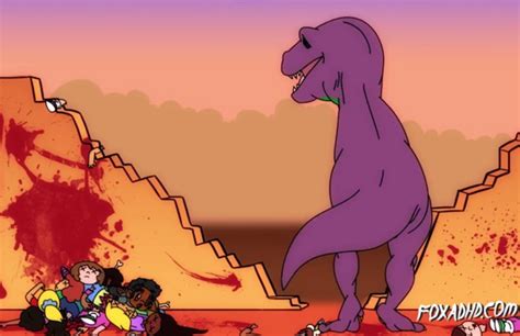 T Rex Is King In Adhd S Scientifically Accurate Barney